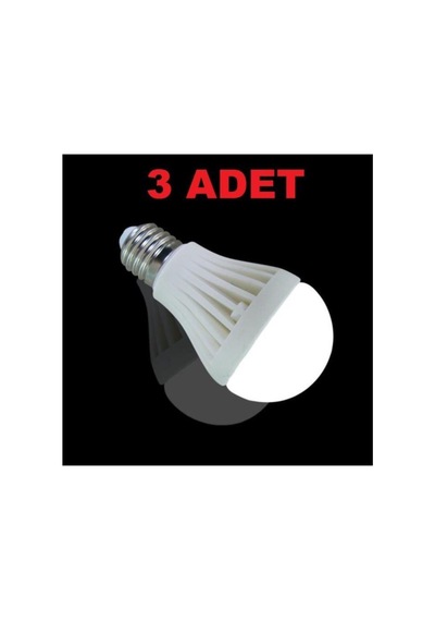 Enerji Tasarruflu Led Ampul 3'lü 7 W Çok Renkli