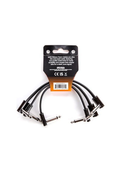 Mxr Şerit Yama Kablosu 6 " 15 Cm-3 Paket, 1/4-inç Dik Açı 3pdcpr06 Standart
