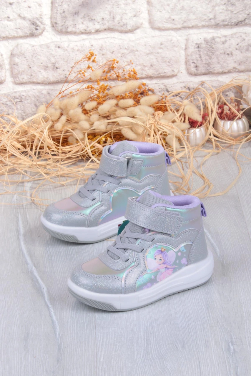 Vicco 946.p25k.419 Klint Gümüş Işıklı Kız Çocuk Bot Gümüş