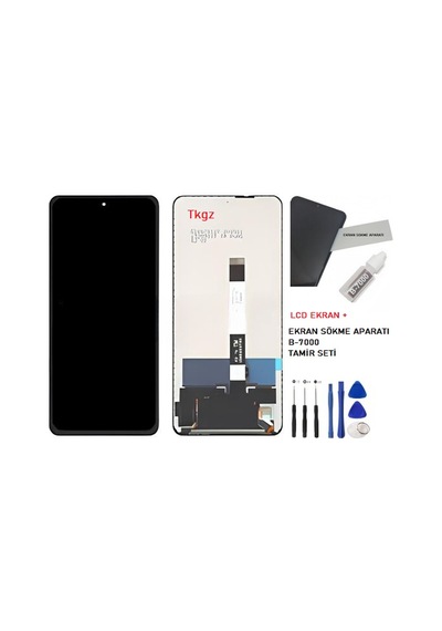 Tkgz - Xiaomi Poco X3 Nfc Lcd Ekran Dokunmatik -a- Kalite + B-7000 + Tamir Seti