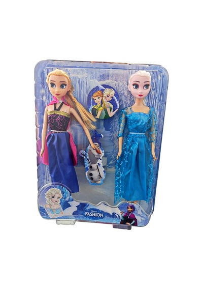 Elsa Ve Anna Figür Oyuncak Bebekler 2'li Set Kollar Ve Bacaklar Hareketli Karlar Ülkesi 28 Cm