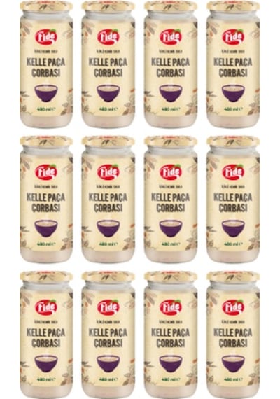 Fide Kelle Paça Çorbası 12 x 480 ML