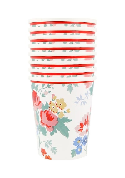 Meri Meri - Vintage Floral Bardaklar - 8 Adet