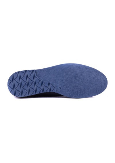 Shoetyle - Hakiki Deri Lacivert Renk Günlük Erkek Ayakkabı - 900-5089 -1479