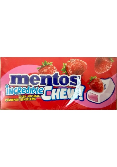 İncredıble Chew Çilek Aromalı Çiğnenen Şekerleme 45 G 20 Adetli