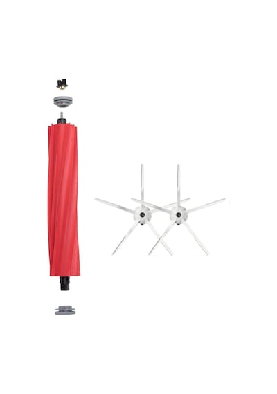 Roborock Q7 Max Beyaz Uyumlu Fırça Mop Seti-4 Parça
