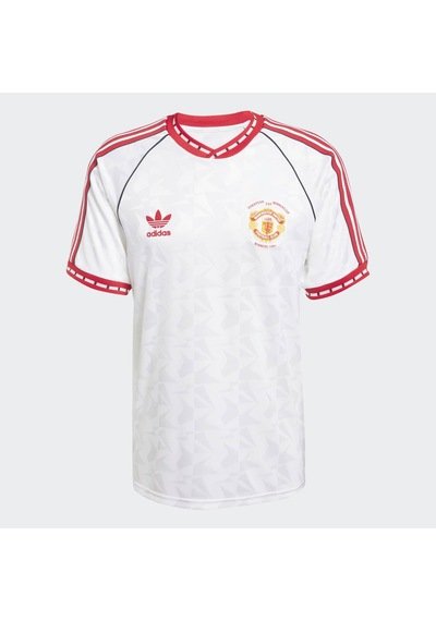 Adidas Jf0376 Mufc A Jsy 91 Erkek T-shirt Beyaz