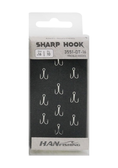 Hanfish Sharp Hook Üçlü İğne 14