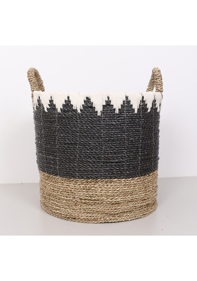 Çeşme 40x38x46 Cm. Muz Lifi El Yapımı Sepet Xl - Mix