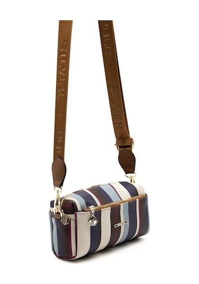 Silver Polo Sp1142 Kadın Çapraz Çanta Ekose Mix-taba