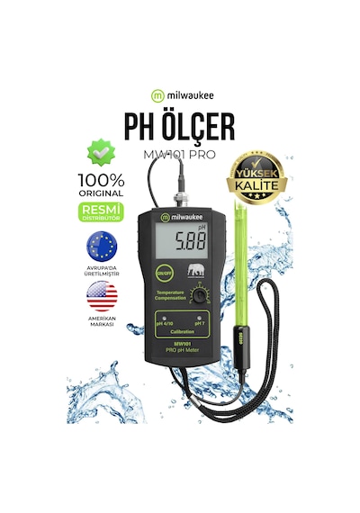 Milwaukee Mw101 Profesyonel Ph Metre Laboratuvar Ve Endüstriyel Kullanım İçin