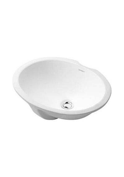 Duravit - Dune Tezgahaltı Hilton Lavabo Beyaz 52 Cm - 0481570000- Beyaz