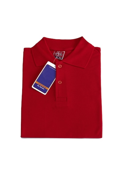Angelos Girls Kız Çocuk Okul Tarz %100 Pamuk T-shirt -5-17 Yaş Ag006 Kırmızı