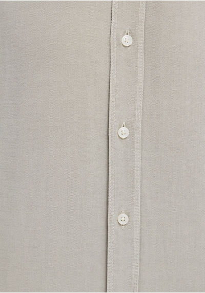 Mavi - Keten Karışımlı Yeşil Tencel Tm Liyosel Gömlek 0211482-70333 Yeşil