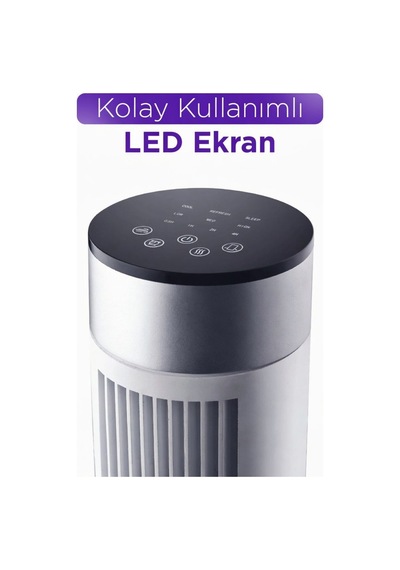 Kule Tipi Fan Uzaktan Kumandalı Led Dokunmatik Sessiz Çalışma 39 İnç Güçlü Soğutma Tower Fan Kule Tipi Fan Uzaktan Kumandalı Led Dokunmatik Sessiz Çalışma 39 İnç Güçlü Soğutma Tower Fan