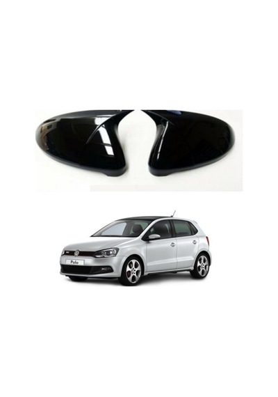 Vw Polo 2012- Parlak Siyah Boyalı Yarasa-batman Ayna Kapağı