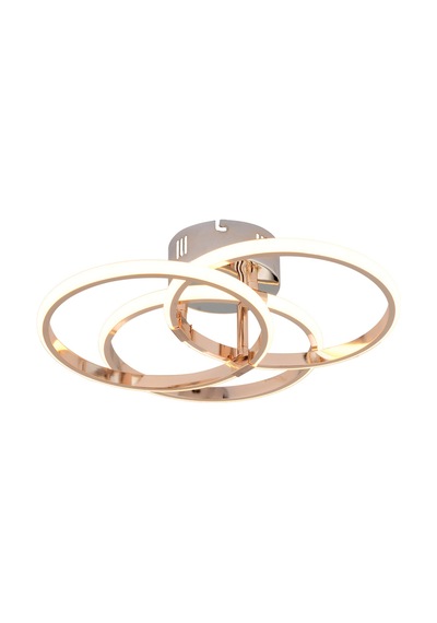 Pl 07 3 Model Gold 3 Renkli Salon Ve Oturma Odası İçin İdeal Alüminyum Avize, 40x15 Gold