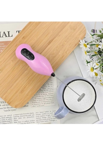 2 Adet Pilli Mixer Kahve Süt Köpürtücü Karıştırıcı Yumurta Çırpıcı El Mikseri Telli Blender Metal Diğer
