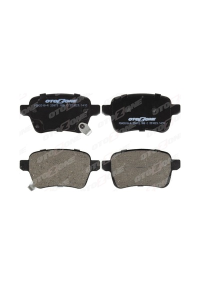 Arka - 700 - Fren Balatası Opel Corsa E 14-19 Adam 14-19 15 Jant Rpo J67 Fıat Egea 16- 500l 13- 264mm - Dpmıx-hb - M Etal