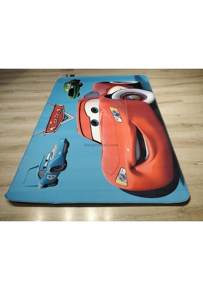 Yamalıhome Lisanslı Çocuk Halısı Cars2 C2 120X180 Cm Arabalı Halı