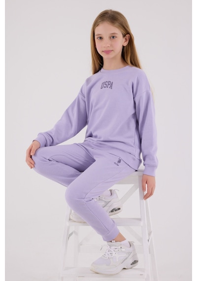 U.S. Polo Assn. Kız Çocuk Mor Eşofman Takımı 5274-48856 Mor