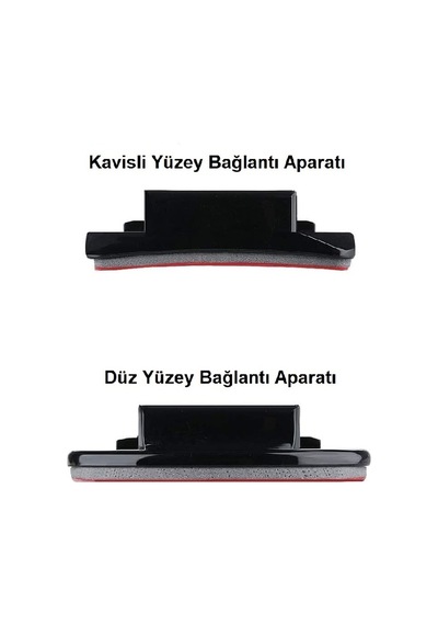 Gopro Kameralar İçin Düz ve Eğimli Kask Bağlantı Seti