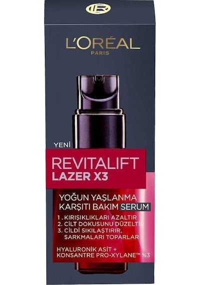L'Oreal Paris Revitalift Lazer x3 Yoğun  Cilt Bakım Serumu 30 ML