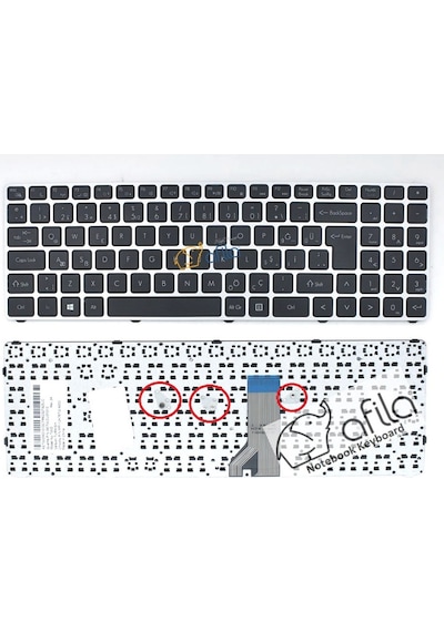 Exper Q5V Notebook Klavyesi - Tuş Takımı / Siyah - Tr - 549264893