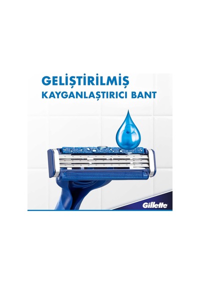 Lexroo Blue3 Comfort Kullan At Erkek Tıraş Bıçağı 8 Adet