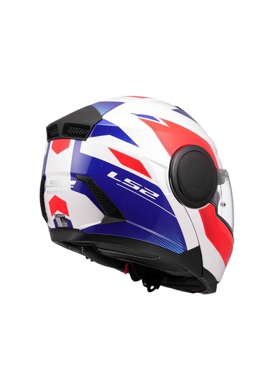 Ls2 Scope 2 Duria Çene Açılır Kask Mavi - Beyaz - Kırmızı