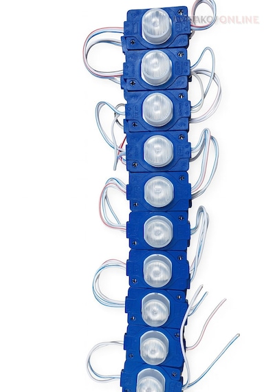 1.5 Watt Tekli Manda Gözü Modül Led 10 Lu Paket Mavi