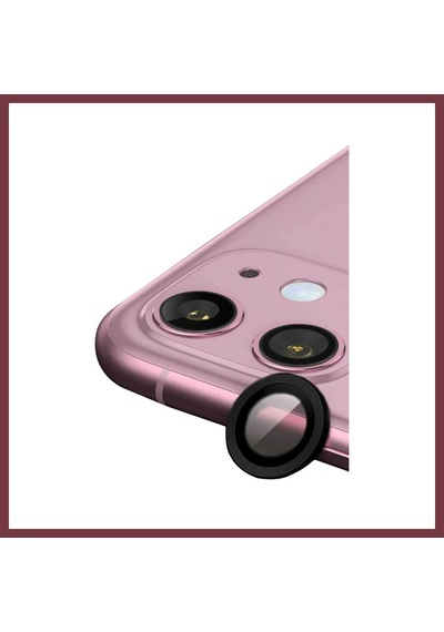 Storeşahin Apple İphone 11 Uyumlu Raze Metal Kamera Lens - Siyah Shn0720 Siyah-