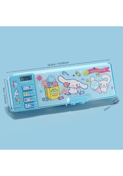 Tianchishop Dr. Capybara Şifreli Kilit Çift Taraflı Çok Fonksiyonlu Sanrio Yapay Yeşim Taş Okul Kalem Kutusu Dr. Capybara Şifreli Kilit Çift Taraflı Çok Fonksiyonlu
