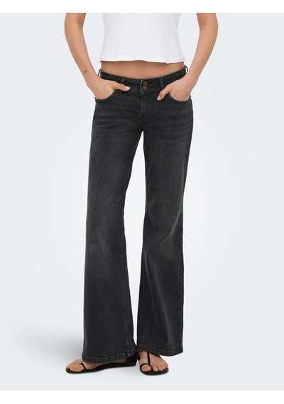 Only Onljudy-o Düşük Bel Kadın Denim Pantolon 15377238 Siyah