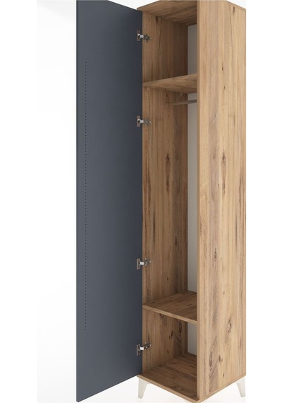 Hyperion Dolap 2 Raflı Tek Kapaklı Tek Askılı 44x44x221 Çam-a... Çam Hyperion Dolap 2 Raflı Tek Kapaklı Tek Askılı 44x44x221 Çam-a... Çam