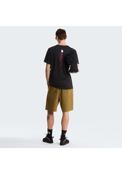The North Face M Vertical Regular Short Sleeve Tee-grap Erkek T-shirt-32612 Siyah
