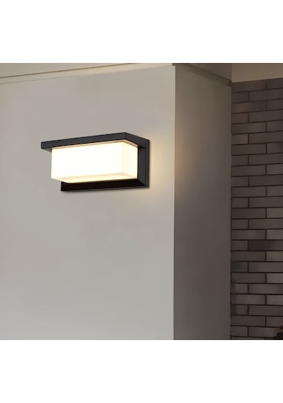 30 Watt Gün Işığı Siyah Dış Mekan Led Aplik Su Geçirmez 3200k Ip44 220v 2400lm Ct7084 Cunda