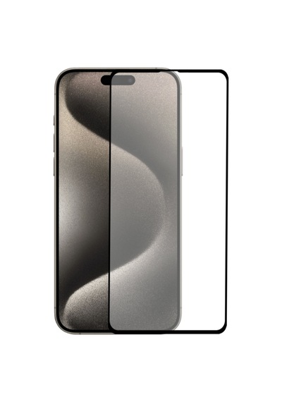 Apple iPhone 15 Pro Max Uyumlu İle Tam Kaplayan Temperli Ekran Koruyucu Cam