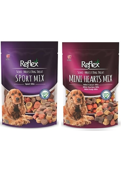 Reflex Sport Mix 150 G + Mini Kalp Mix 150 G Köpek Ödülü