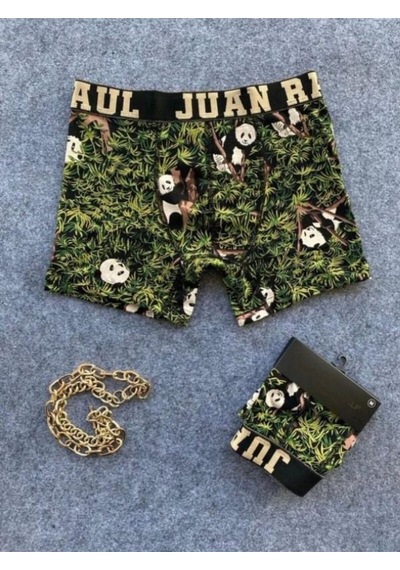 Baskılı Erkek Boxer 3lü Paket