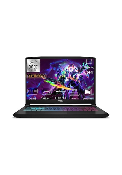 MSI Katana 15 HX B14WFK-817XTR-K03 i7-14650HX 64 GB 1 TB SSD 8 GB RTX5060 15.6" Dos Dizüstü Bilgisayar