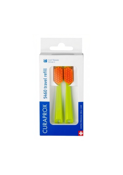Curaprox Be You Travel Set Yedek 5460 Diş Fırçası Başlığı 2 Li Paket - Yeşil