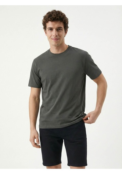 Loft Loose Fit Antrasit Erkek T-shirt Lf2040582