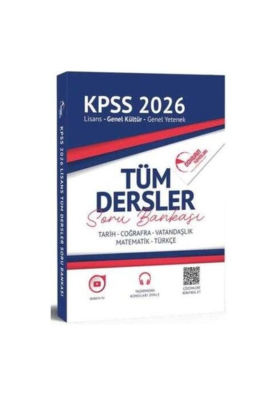 Doktrin Yayınları 2026 Kpss Genel Kültür Yetenek Tüm Dersler Tek Kitap Soru Bankası