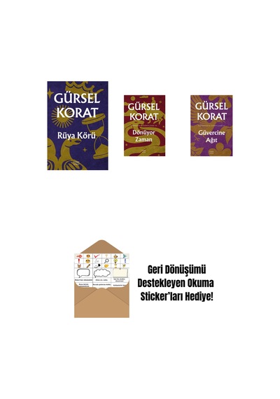 Rüya Körü + Dönüyor Zaman + Güvercine Ağıt + Okuma Sticker'ları