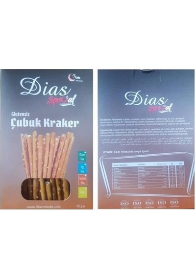 Dias Special Glutensiz Çubuk Kraker 70 G