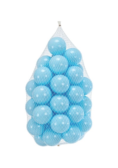 Bubble Pops 50' Li Top Havuzu Topları 7 Cm Ce Belgeli - Mavi