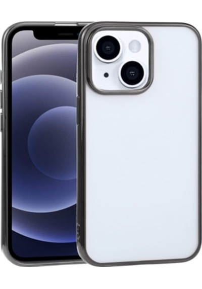 Apple Uyumlu iPhone 13 6.1Inç Lazer Kaplama Renkli Kenar Seffaf Kilif 514281123