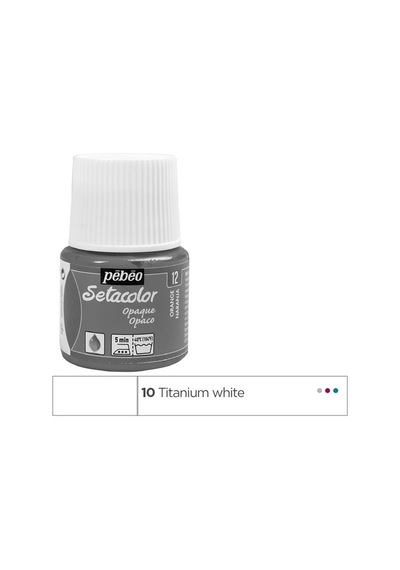 Pebeo Setacolor Opak Örtücü Kumaş Boyası Blanc Titane 295-10
