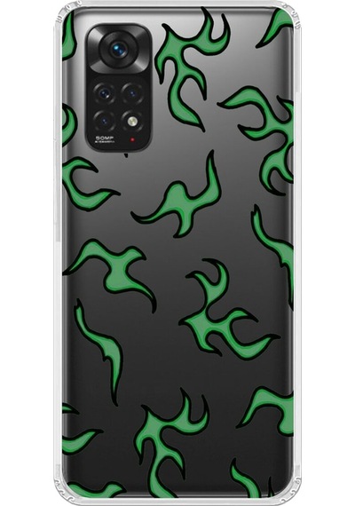 Xiaomi Redmi Note 11 Uyumlu Şeffaf Kılıf Wallpaper 5 Tasarımlı